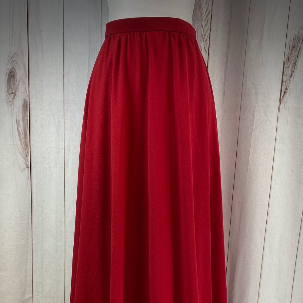 Vici Red Maxi Skirt